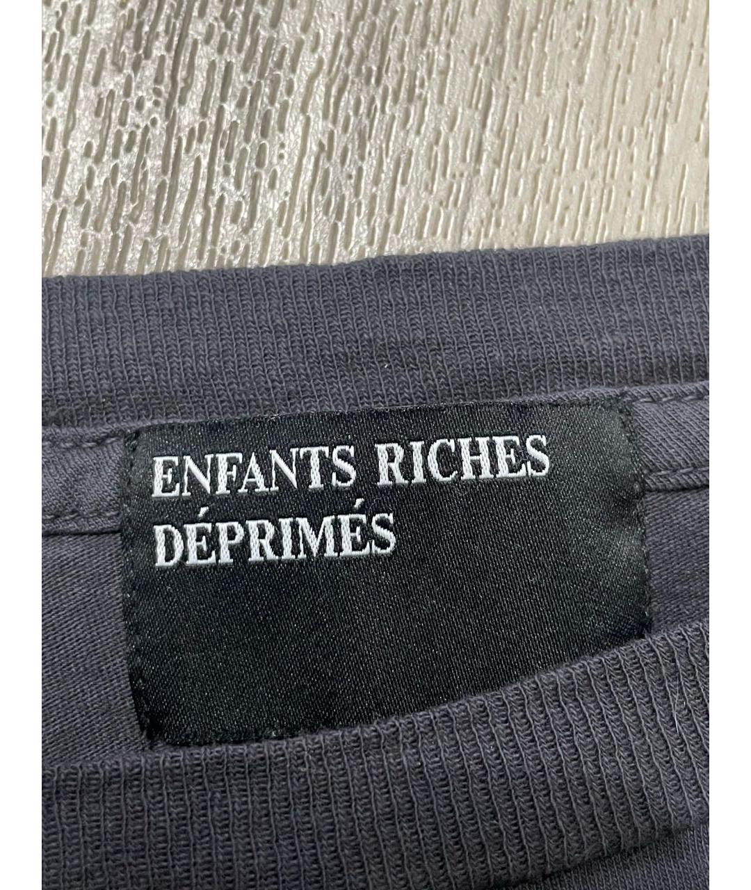 Enfants Riches Déprimés Черная хлопковая футболка, фото 5