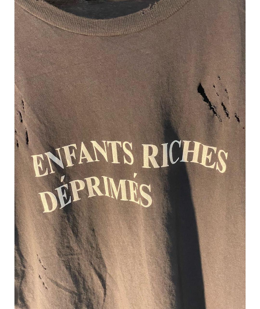 Enfants Riches Déprimés Черная хлопковая футболка, фото 3