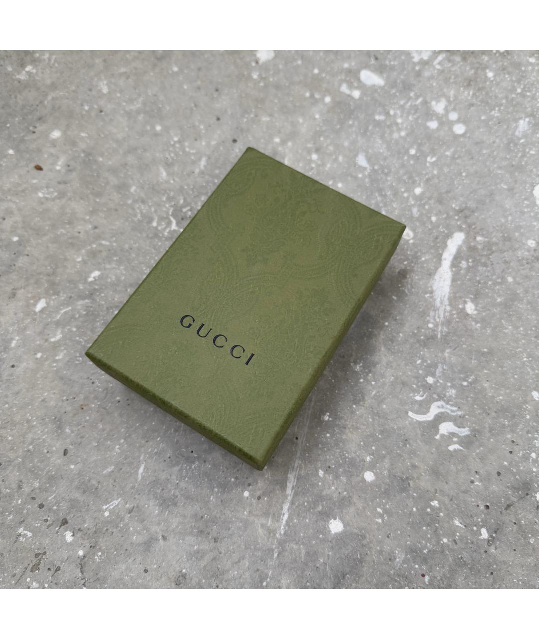 GUCCI Бежевый кожаный кошелек, фото 8