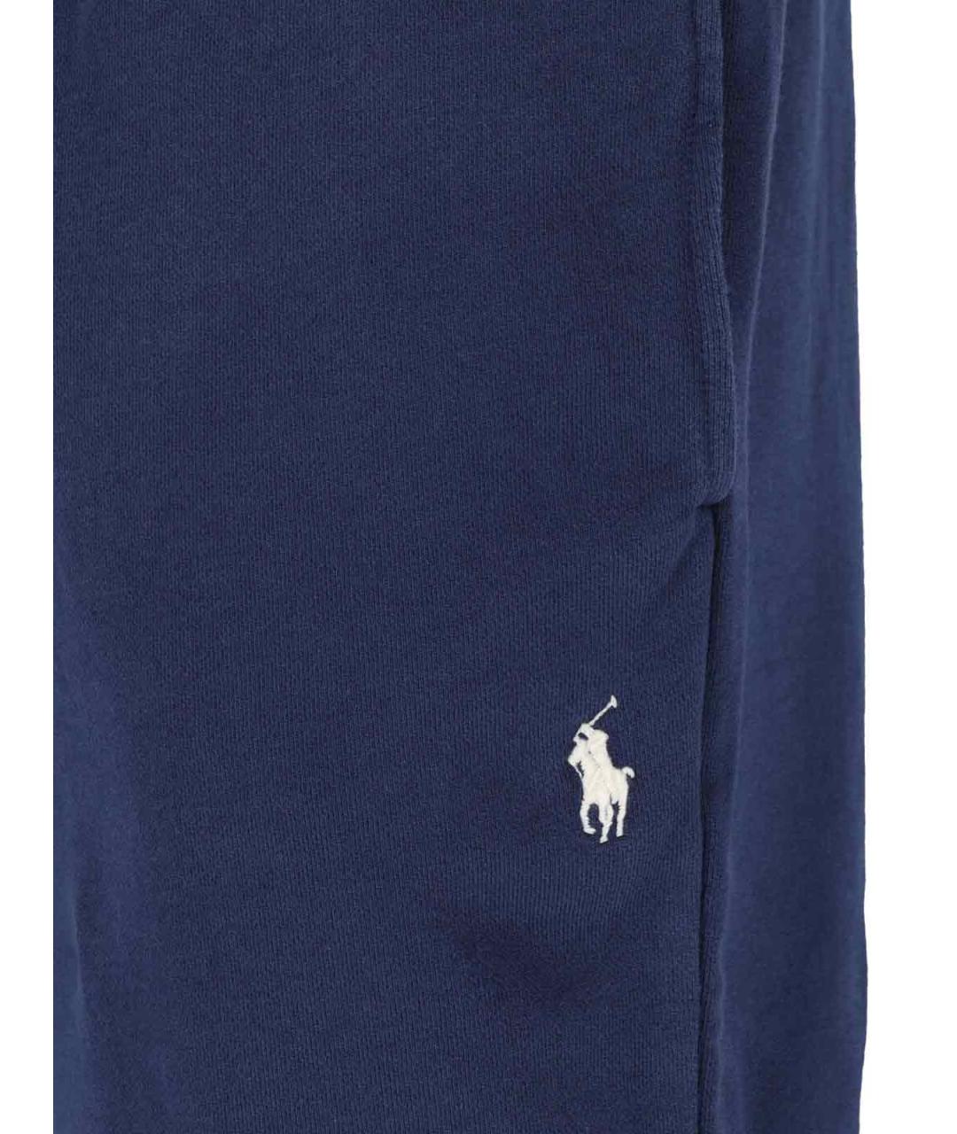 POLO RALPH LAUREN Синие хлопковые повседневные брюки, фото 3