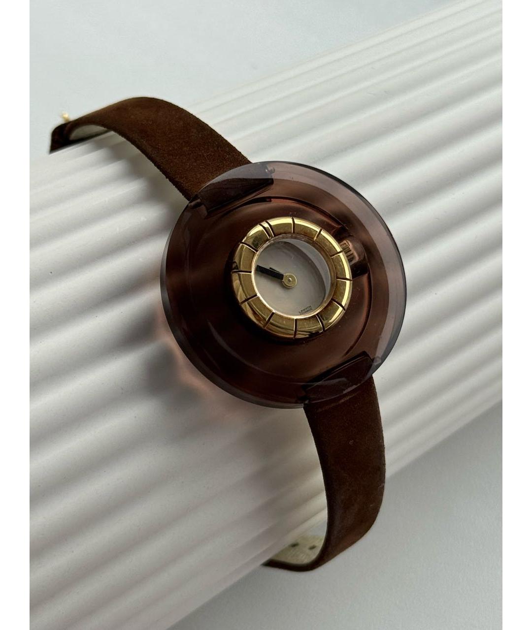 LANVIN Коричневые пластиковые часы, фото 7