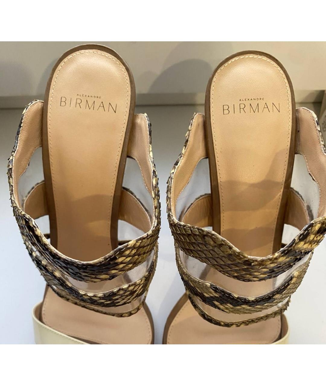 ALEXANDRE BIRMAN Кожаные мюли, фото 2