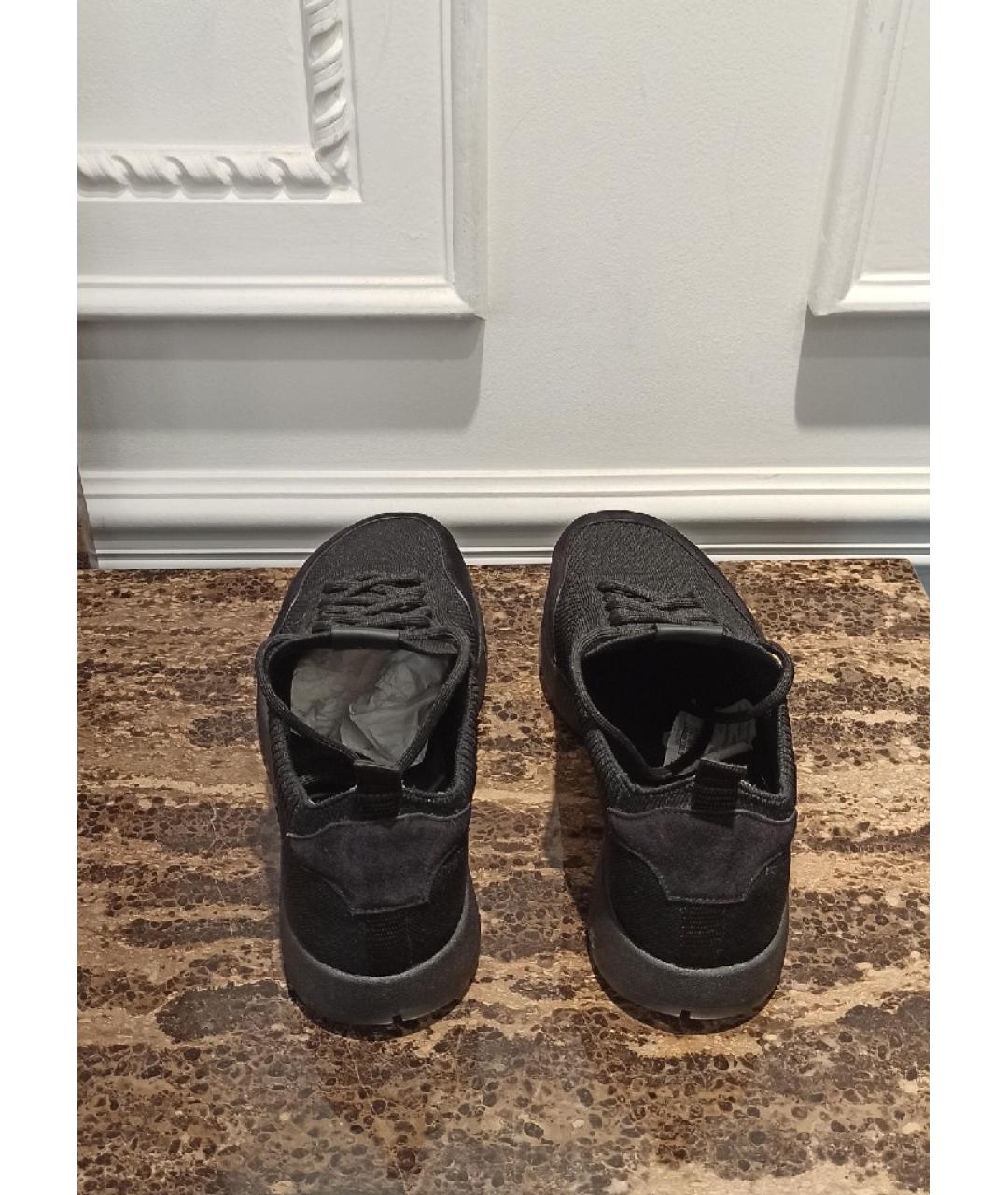 KITON Черные низкие кроссовки / кеды, фото 3