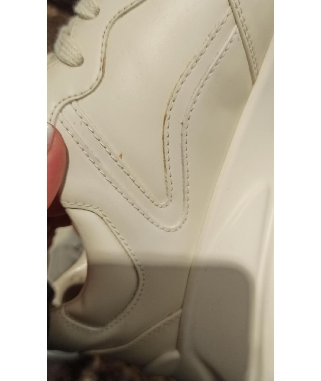 GUCCI Бежевые низкие кроссовки / кеды, фото 6