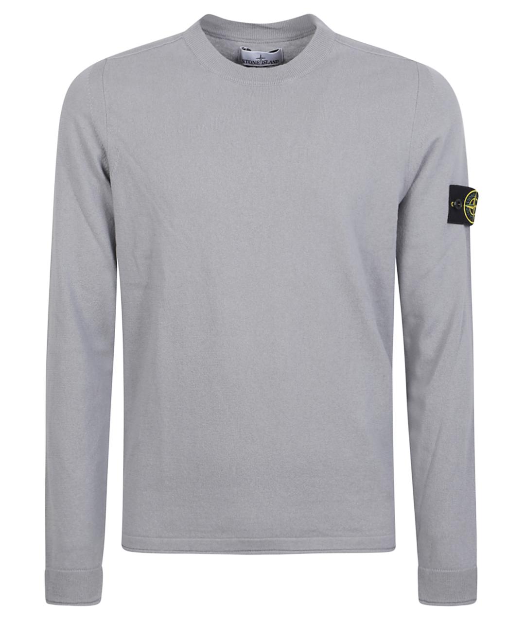 STONE ISLAND Синий хлопковый джемпер / свитер, фото 1