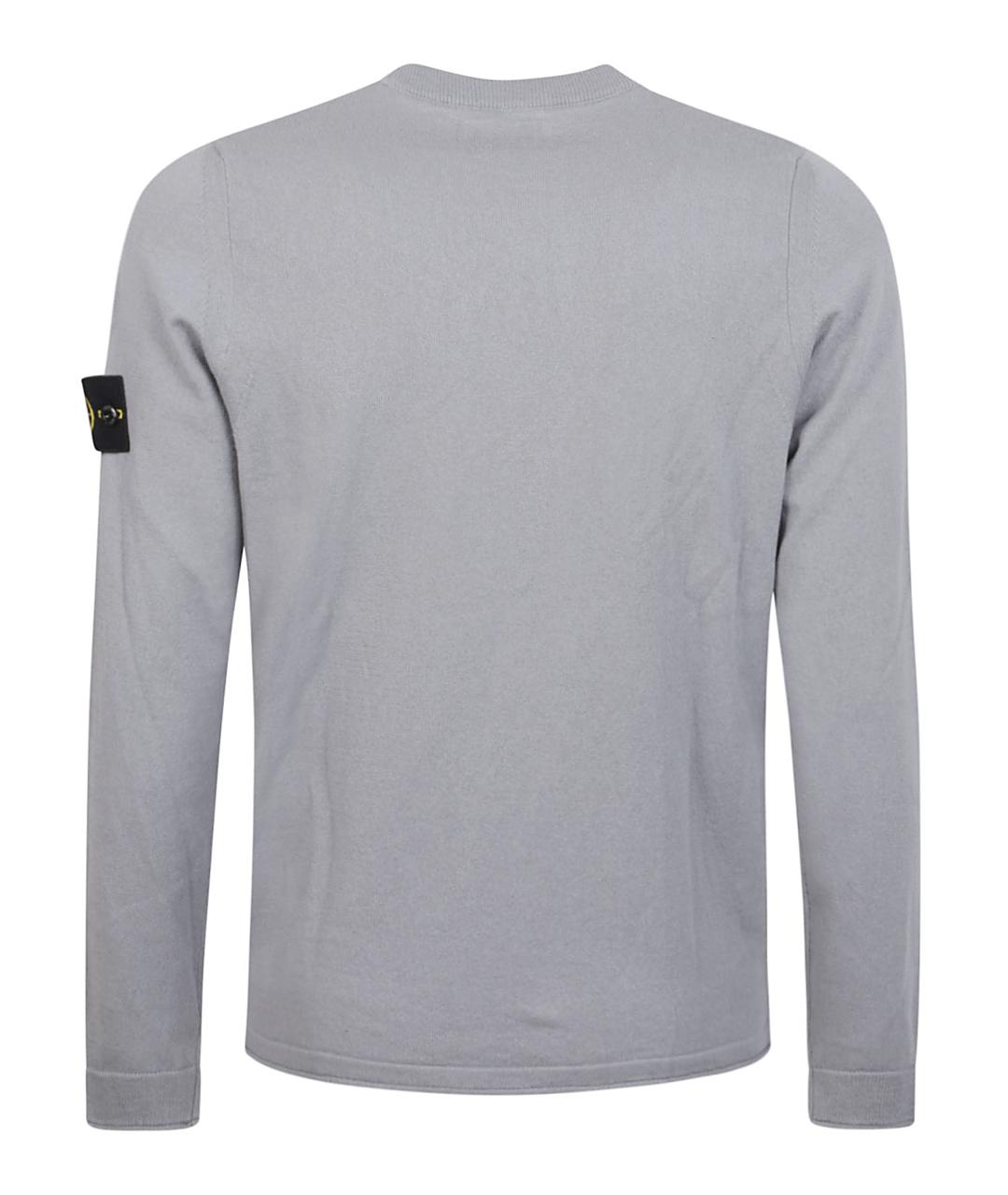 STONE ISLAND Синий хлопковый джемпер / свитер, фото 2