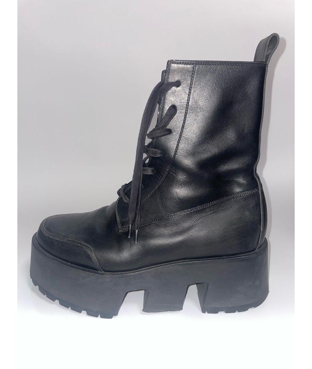 Enfants Riches Déprimés Черные кожаные ботинки, фото 5