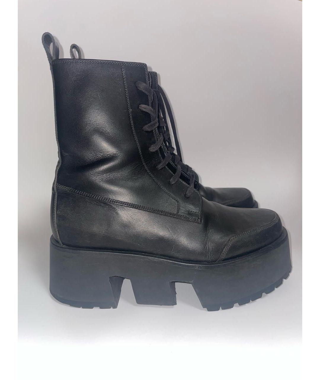 Enfants Riches Déprimés Черные кожаные ботинки, фото 8