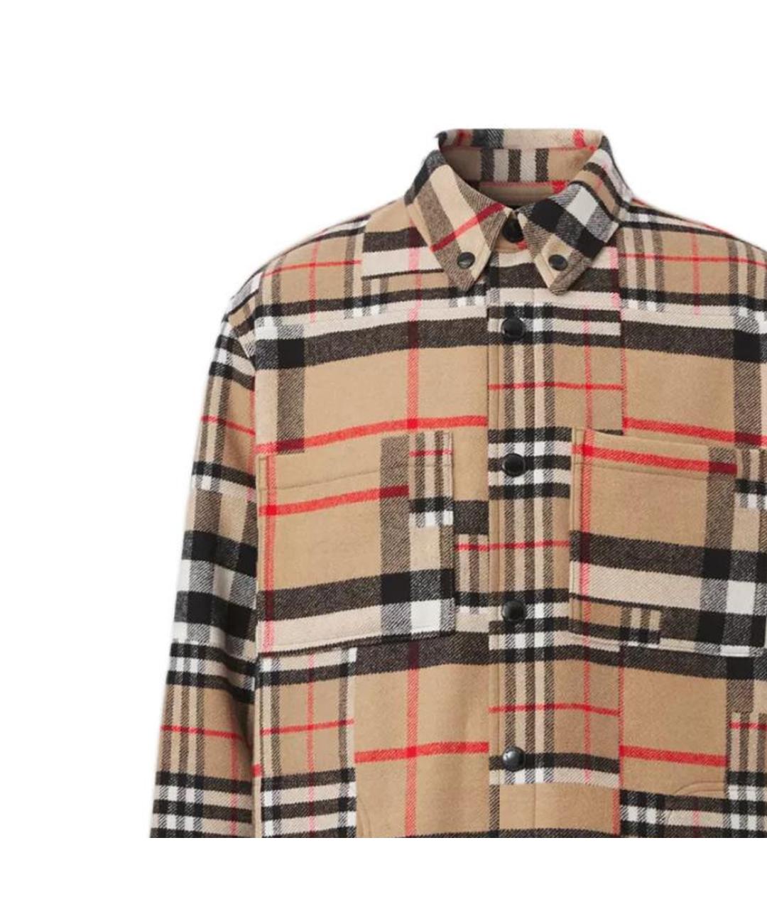BURBERRY Бежевая кэжуал рубашка, фото 4