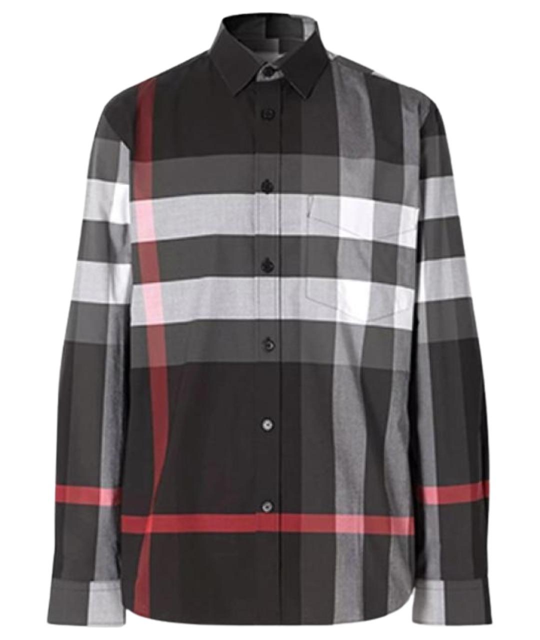 BURBERRY Мульти хлопковая кэжуал рубашка, фото 1