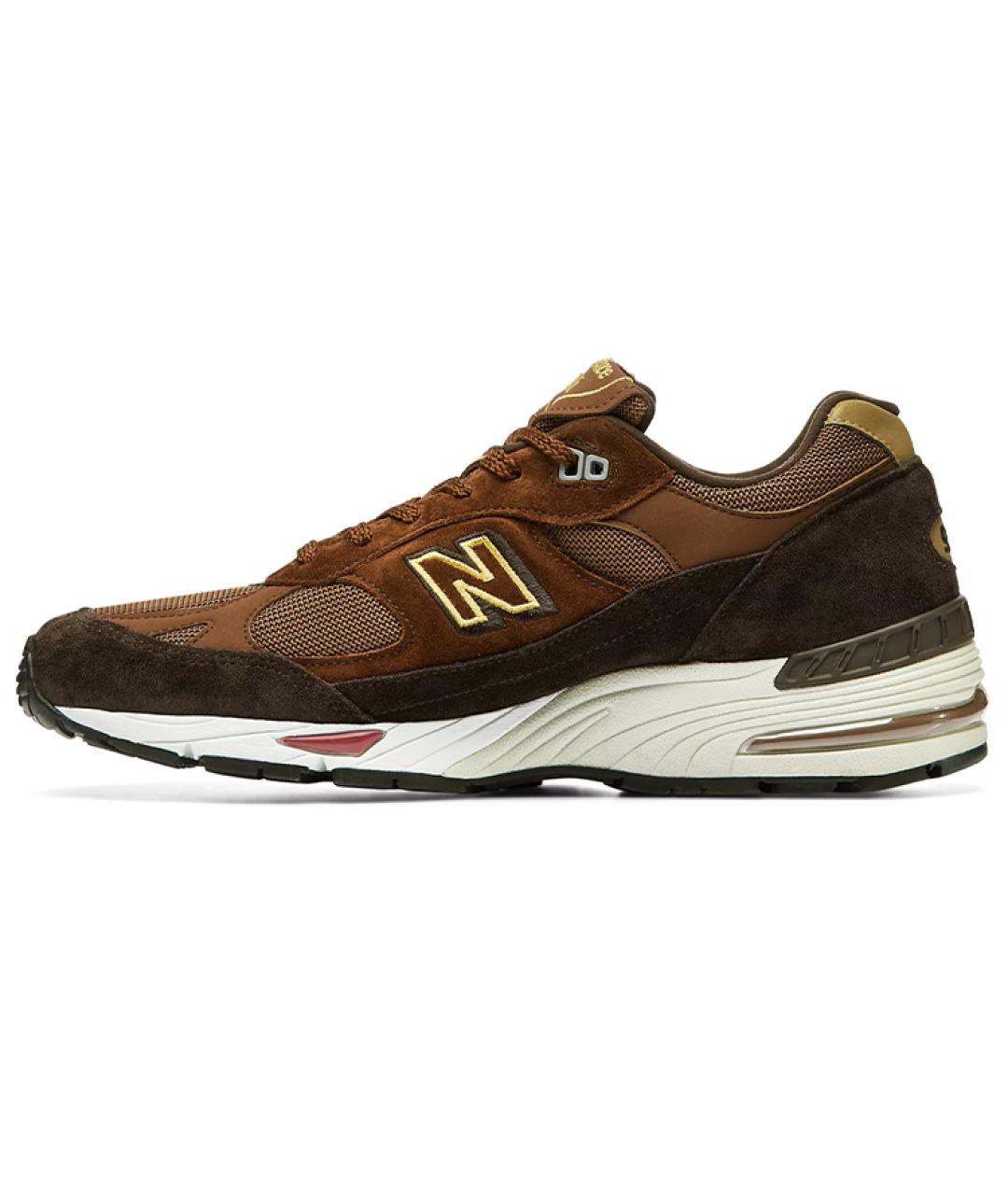 NEW BALANCE Коричневые низкие кроссовки / кеды, фото 2