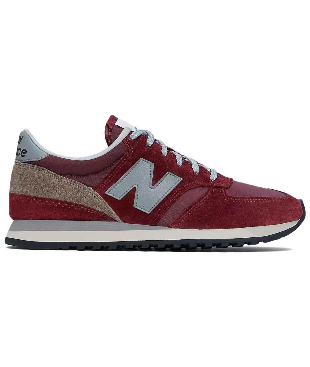 NEW BALANCE Бордовые низкие кроссовки / кеды, фото 1
