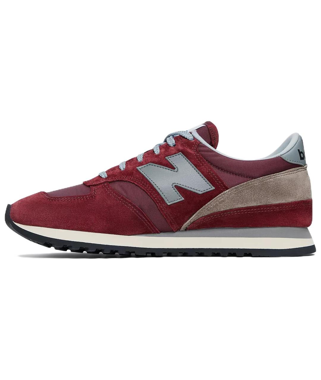 NEW BALANCE Бордовые низкие кроссовки / кеды, фото 2