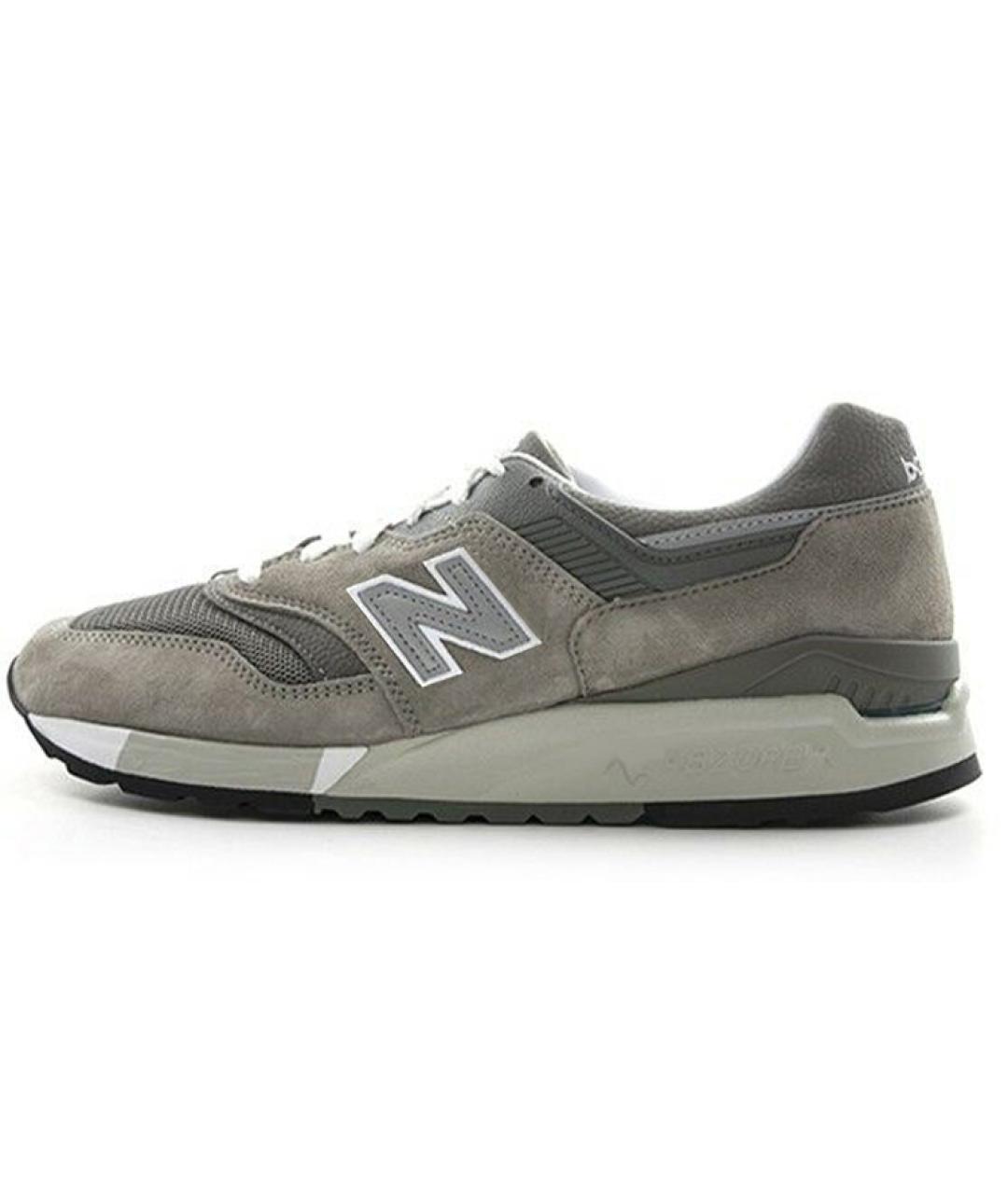 NEW BALANCE Серые низкие кроссовки / кеды, фото 2