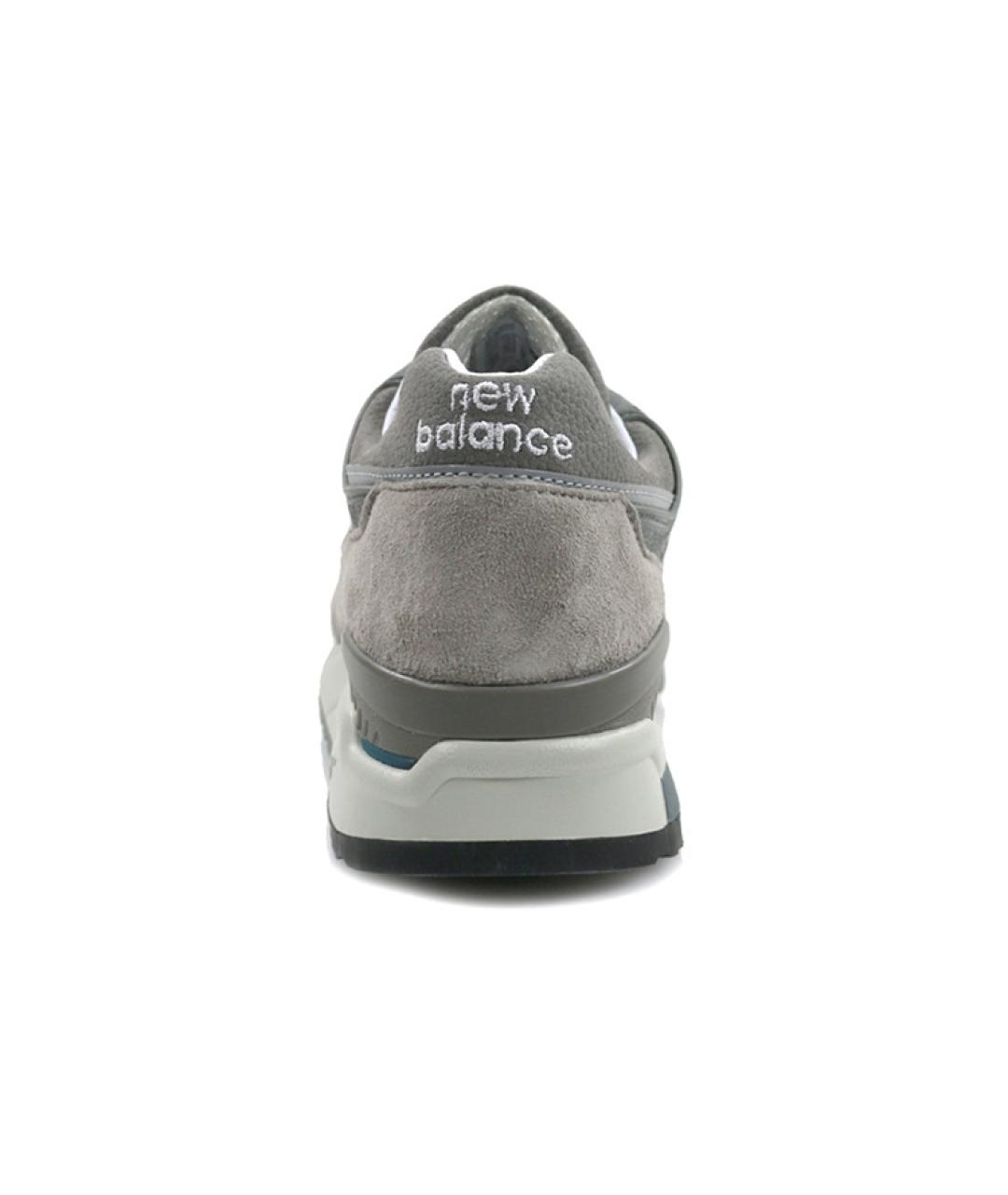 NEW BALANCE Серые низкие кроссовки / кеды, фото 3