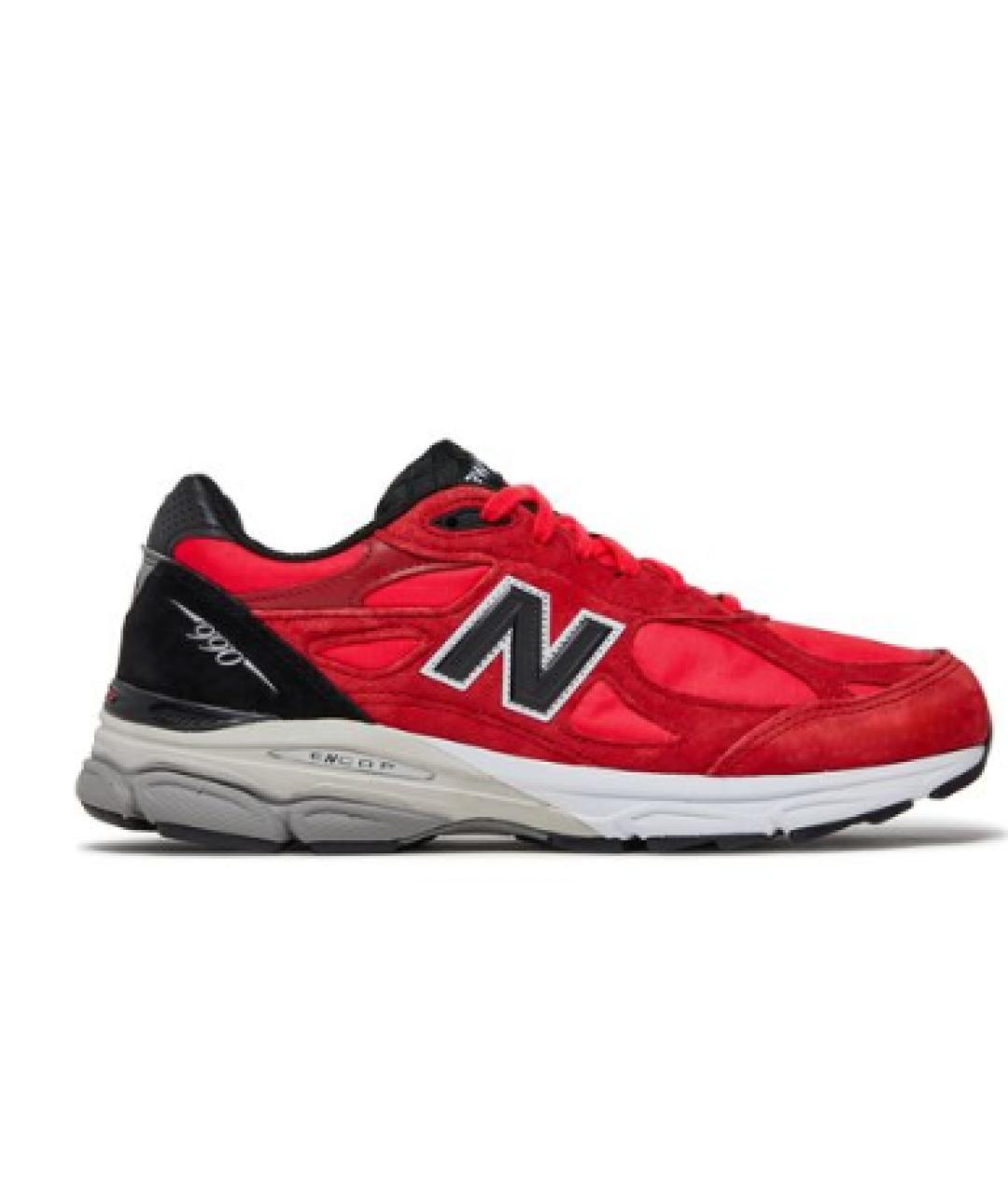 NEW BALANCE Красные низкие кроссовки / кеды, фото 1