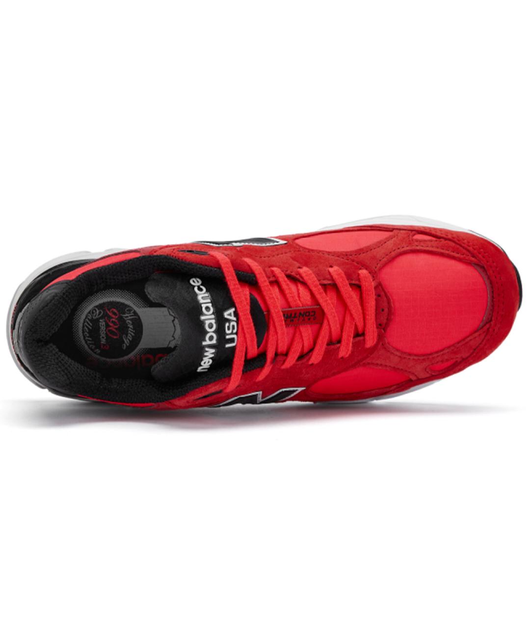 NEW BALANCE Красные низкие кроссовки / кеды, фото 4