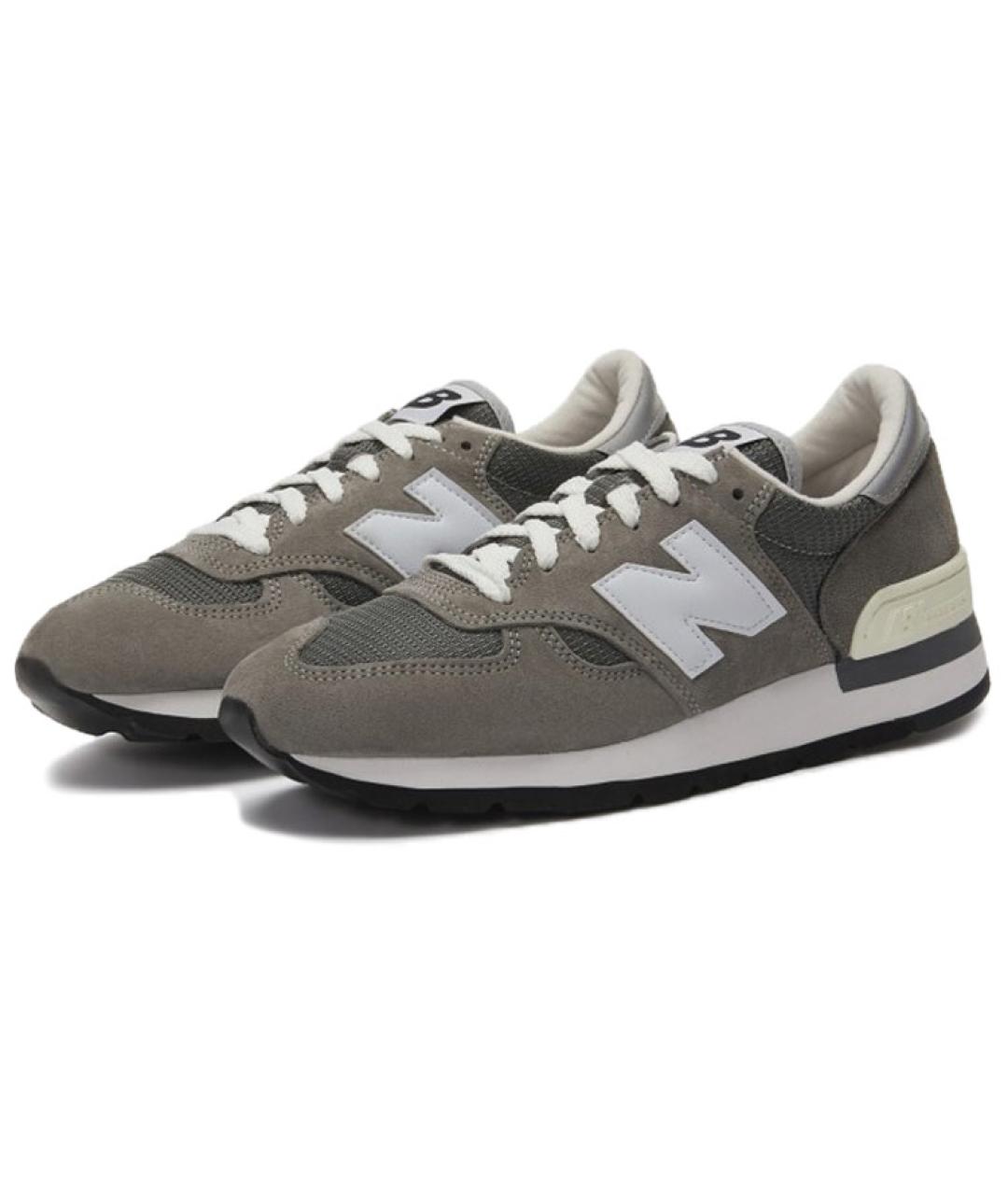 NEW BALANCE Серые низкие кроссовки / кеды, фото 3