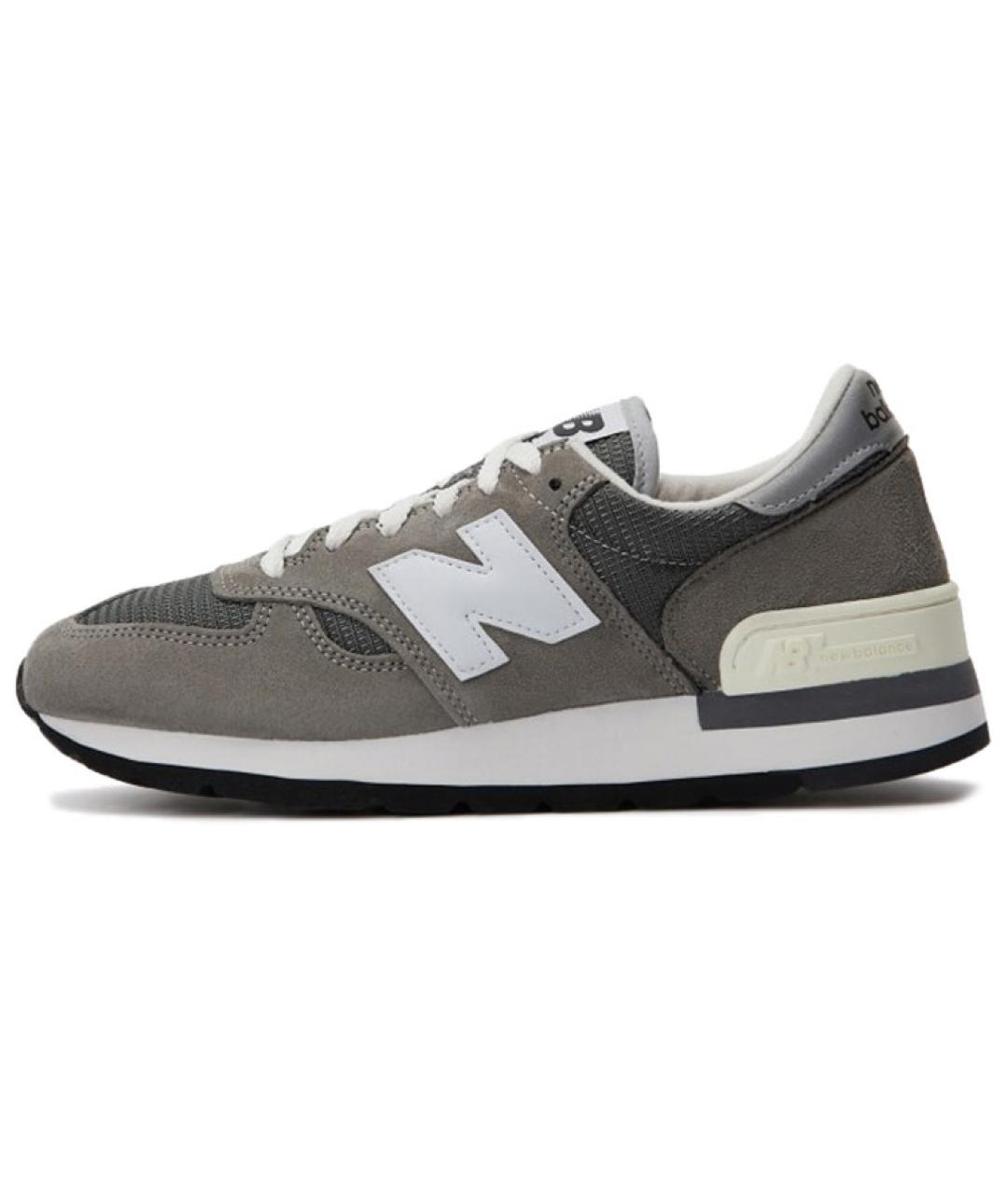 NEW BALANCE Серые низкие кроссовки / кеды, фото 2