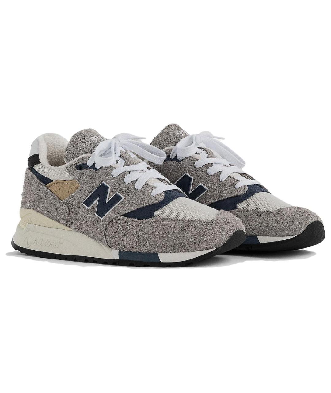NEW BALANCE Серые кроссовки, фото 3