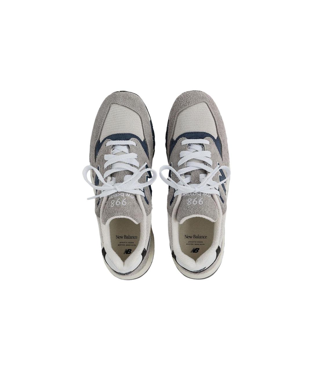 NEW BALANCE Серые кроссовки, фото 4
