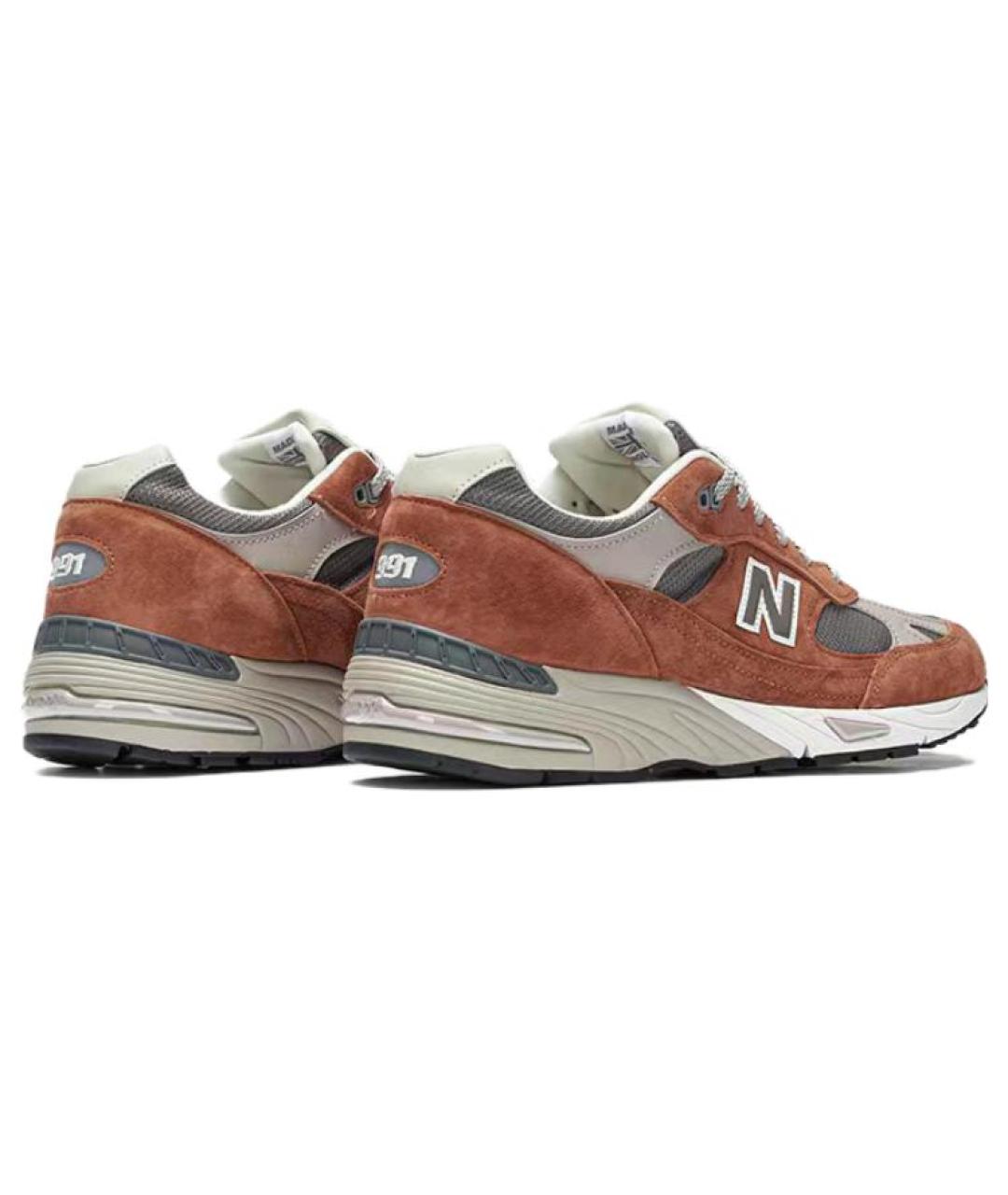 NEW BALANCE Коричневые низкие кроссовки / кеды, фото 4