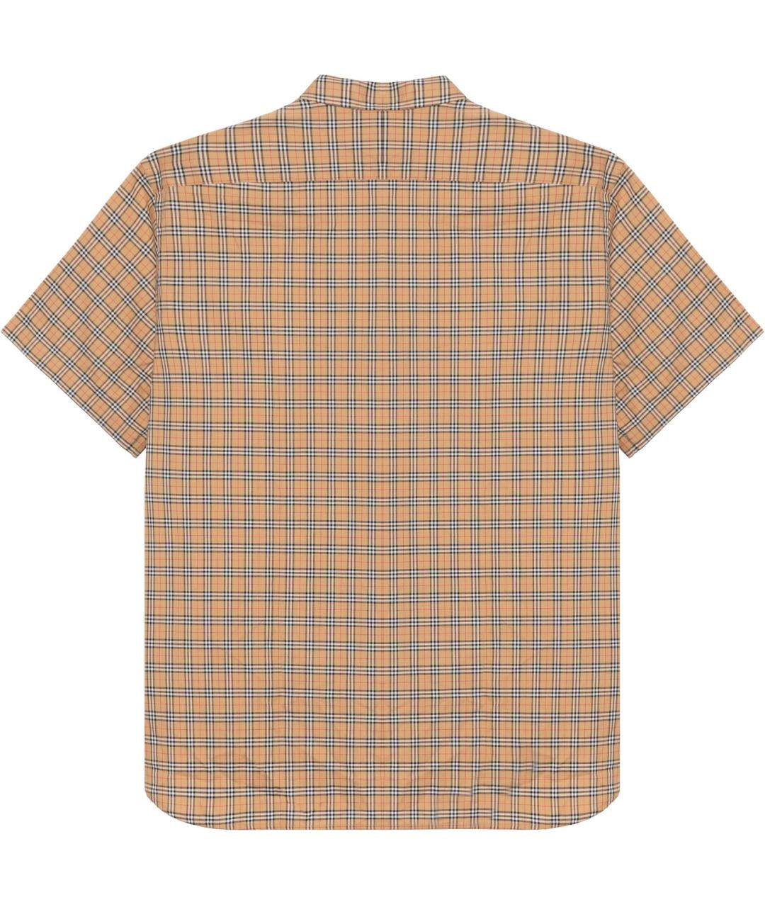 BURBERRY Хаки хлопковая кэжуал рубашка, фото 2