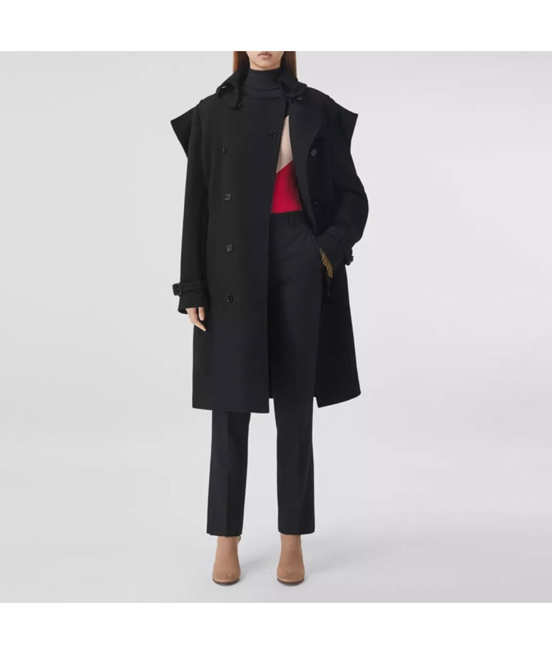 BURBERRY Черный тренч/плащ, фото 2