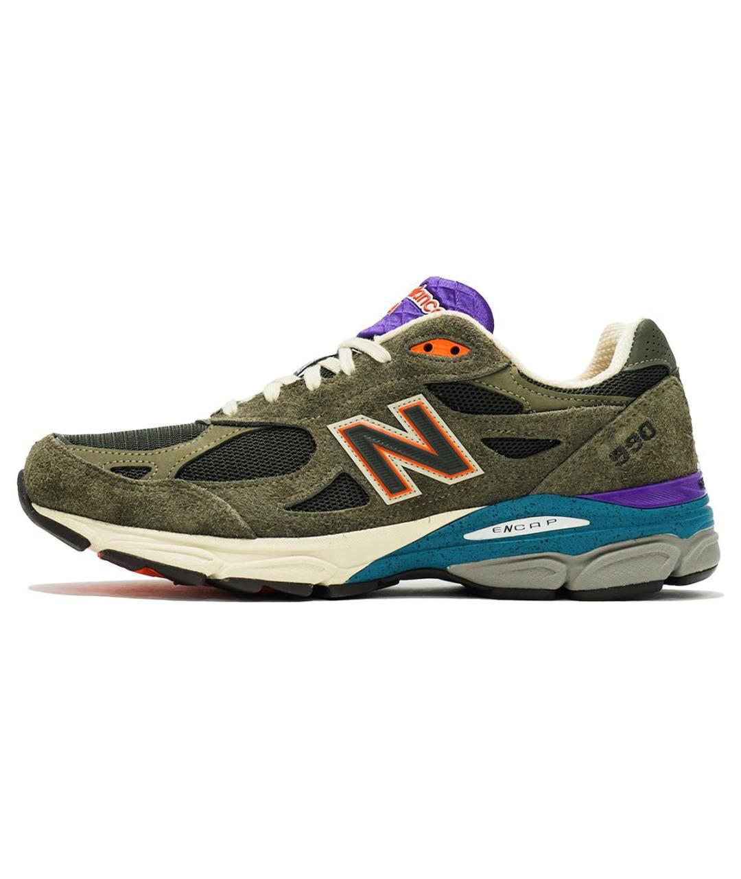 NEW BALANCE Хаки низкие кроссовки / кеды, фото 2