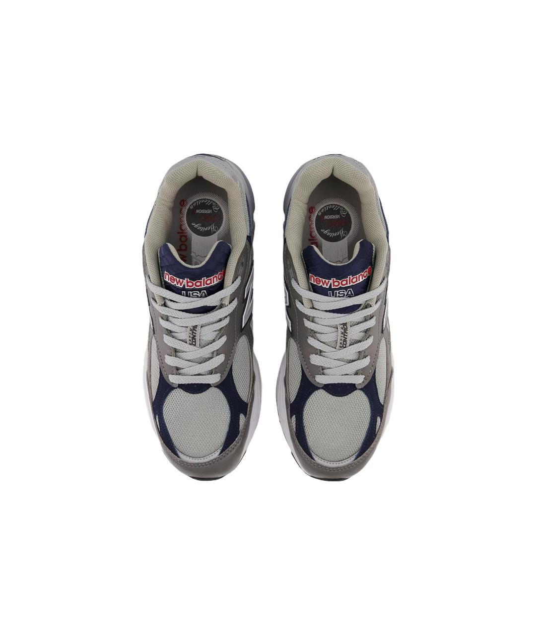 NEW BALANCE Серые низкие кроссовки / кеды, фото 3