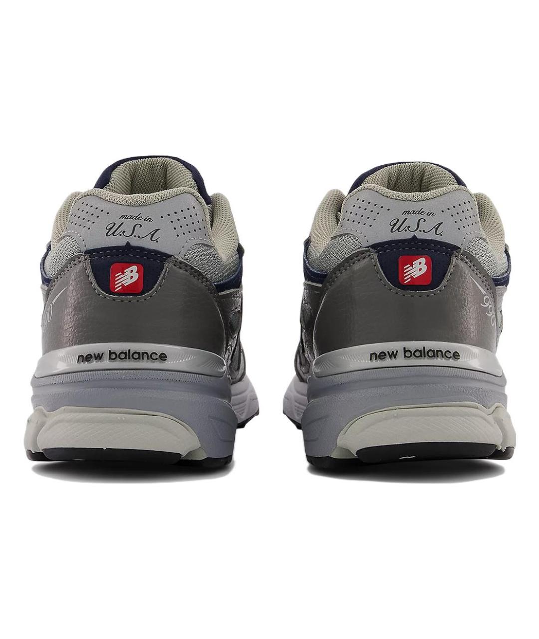 NEW BALANCE Серые низкие кроссовки / кеды, фото 4