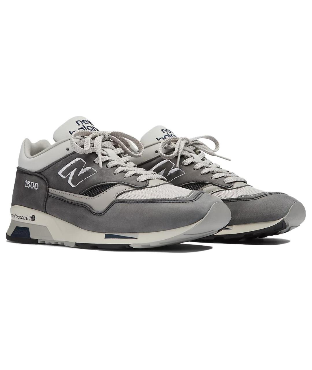 NEW BALANCE Серые низкие кроссовки / кеды, фото 3