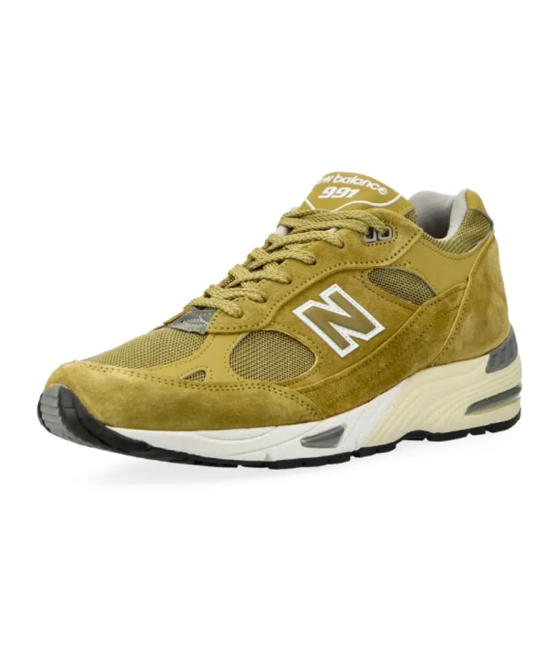 NEW BALANCE Желтые низкие кроссовки / кеды, фото 3