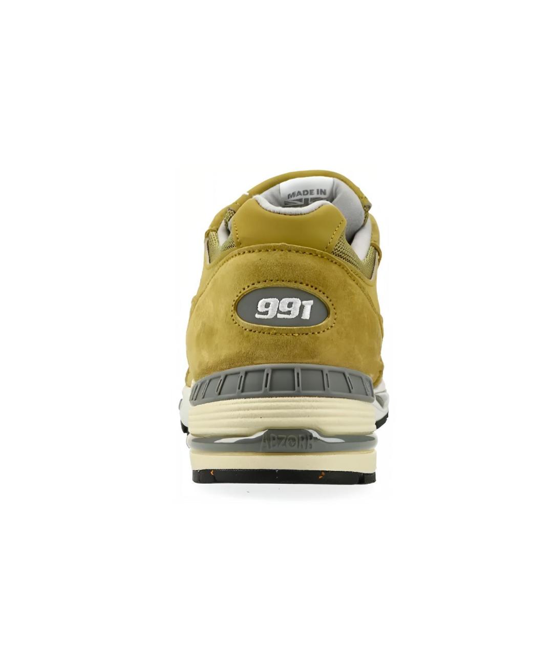 NEW BALANCE Желтые низкие кроссовки / кеды, фото 4