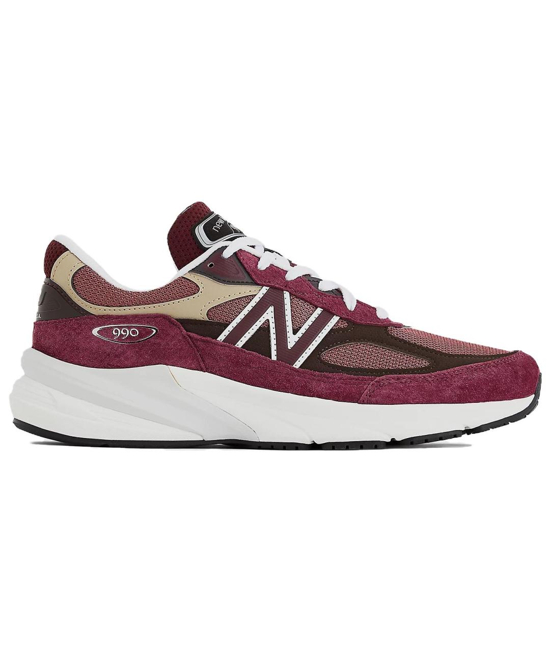 NEW BALANCE Бордовые кроссовки, фото 1
