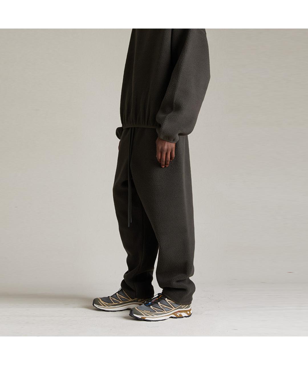 FEAR OF GOD ESSENTIALS Серые хлопковые повседневные брюки, фото 4