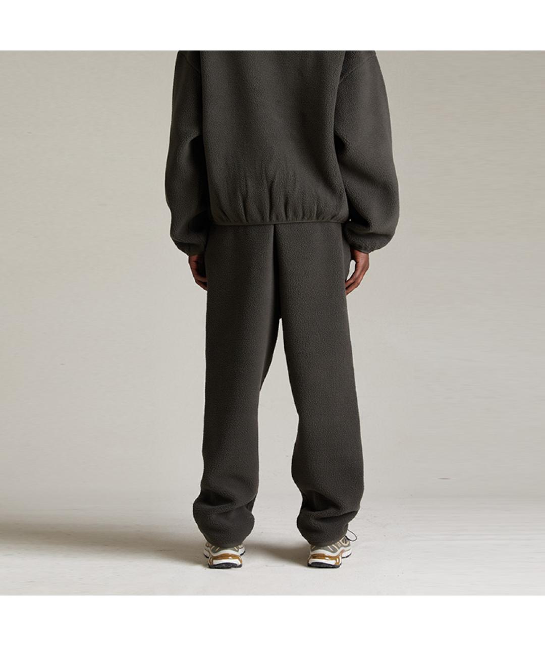 FEAR OF GOD ESSENTIALS Серые хлопковые повседневные брюки, фото 5