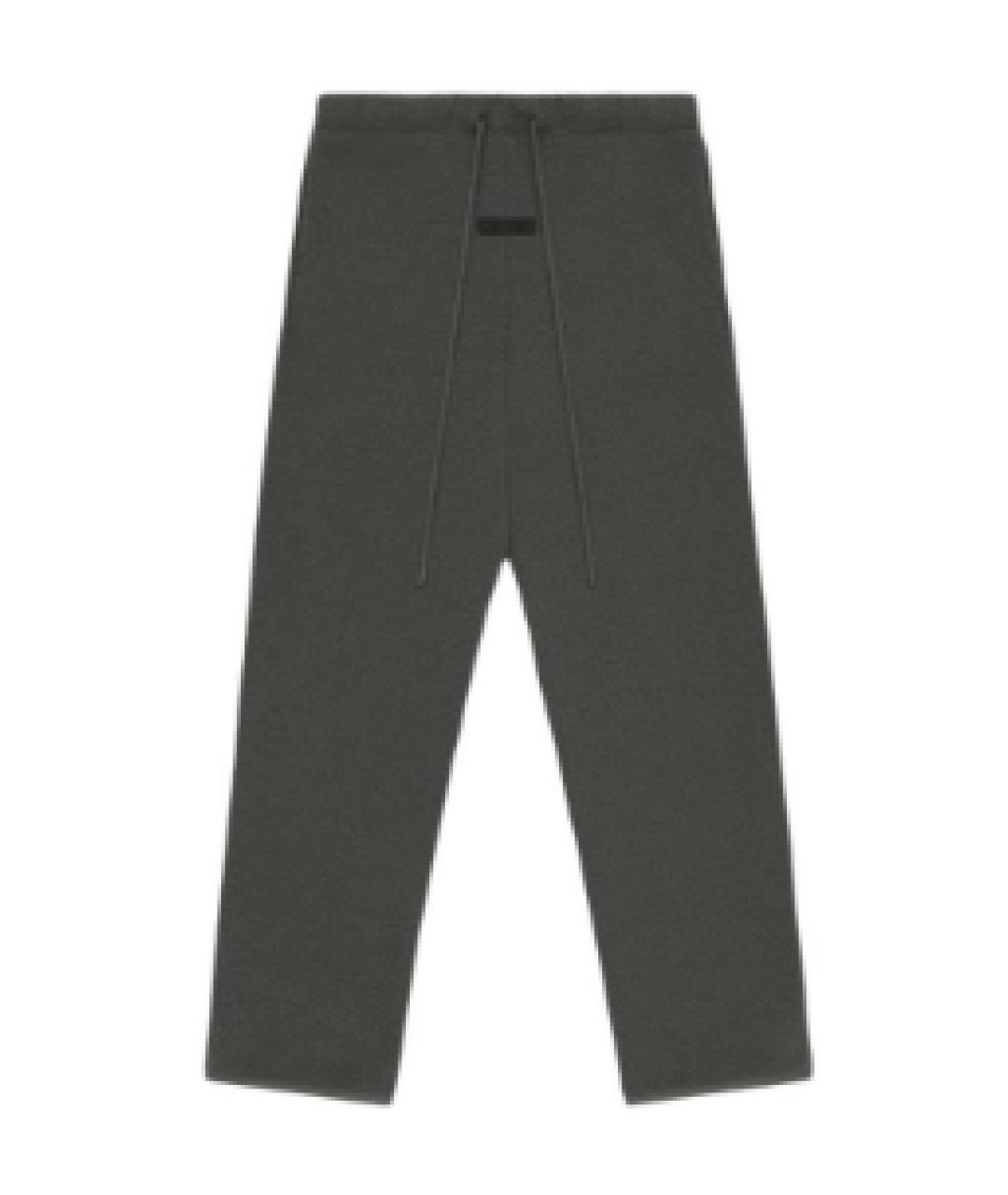 FEAR OF GOD ESSENTIALS Серые хлопковые повседневные брюки, фото 1
