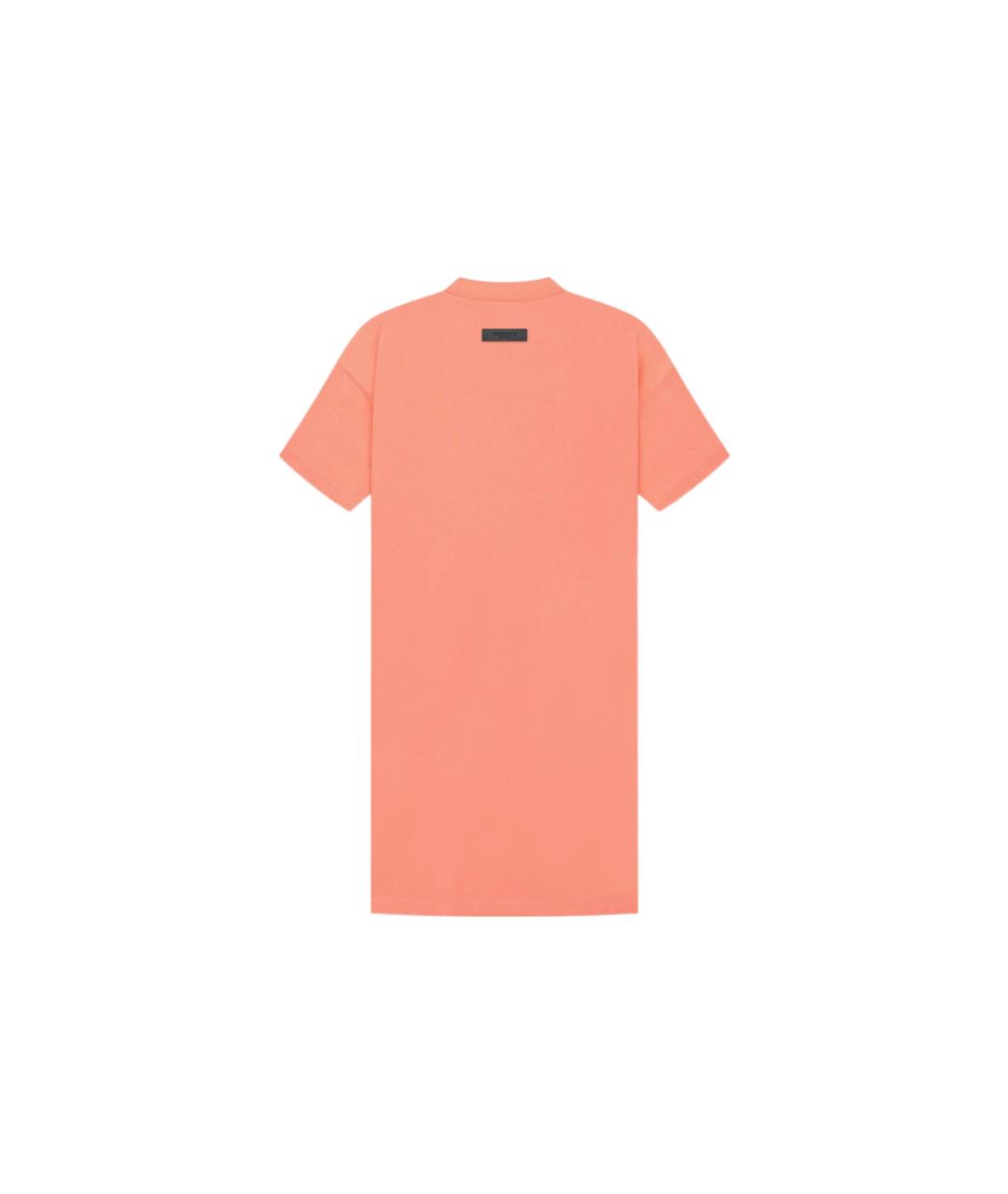 FEAR OF GOD ESSENTIALS Коралловое повседневное платье, фото 2