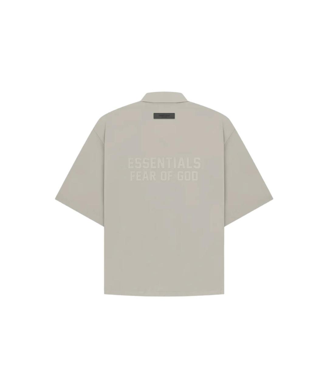 FEAR OF GOD ESSENTIALS Серая хлопковая футболка, фото 2