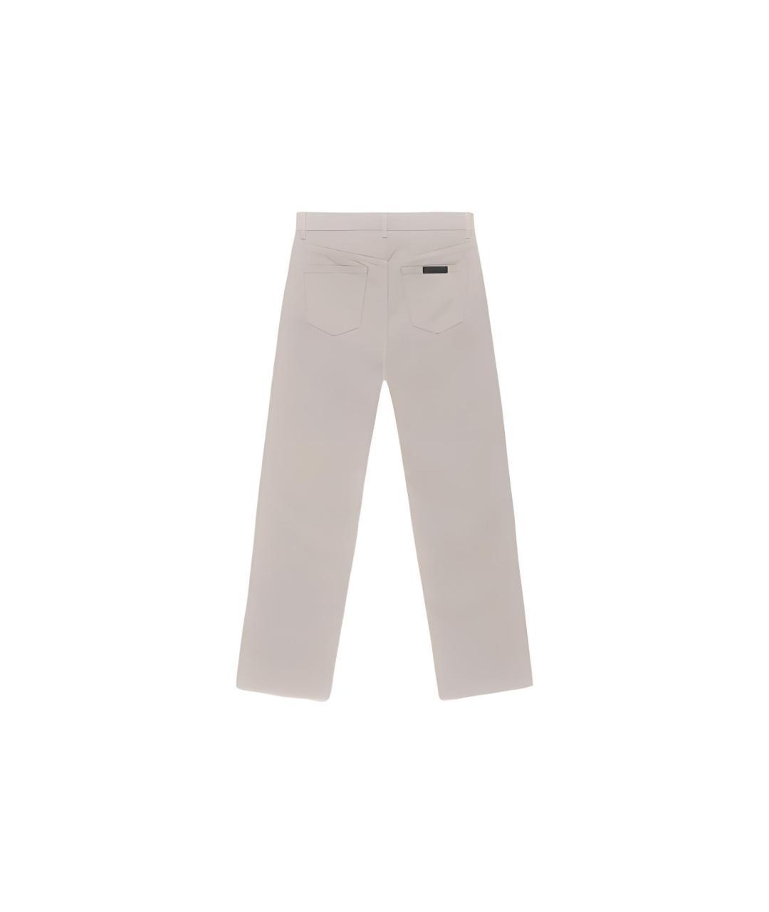 FEAR OF GOD ESSENTIALS Серые прямые джинсы, фото 2