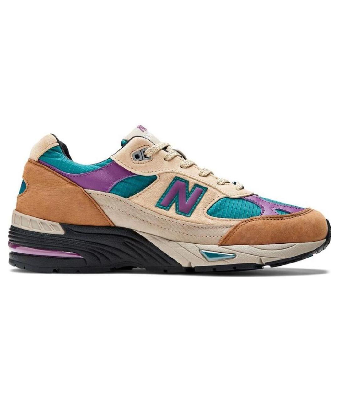 NEW BALANCE Бежевые низкие кроссовки / кеды, фото 1
