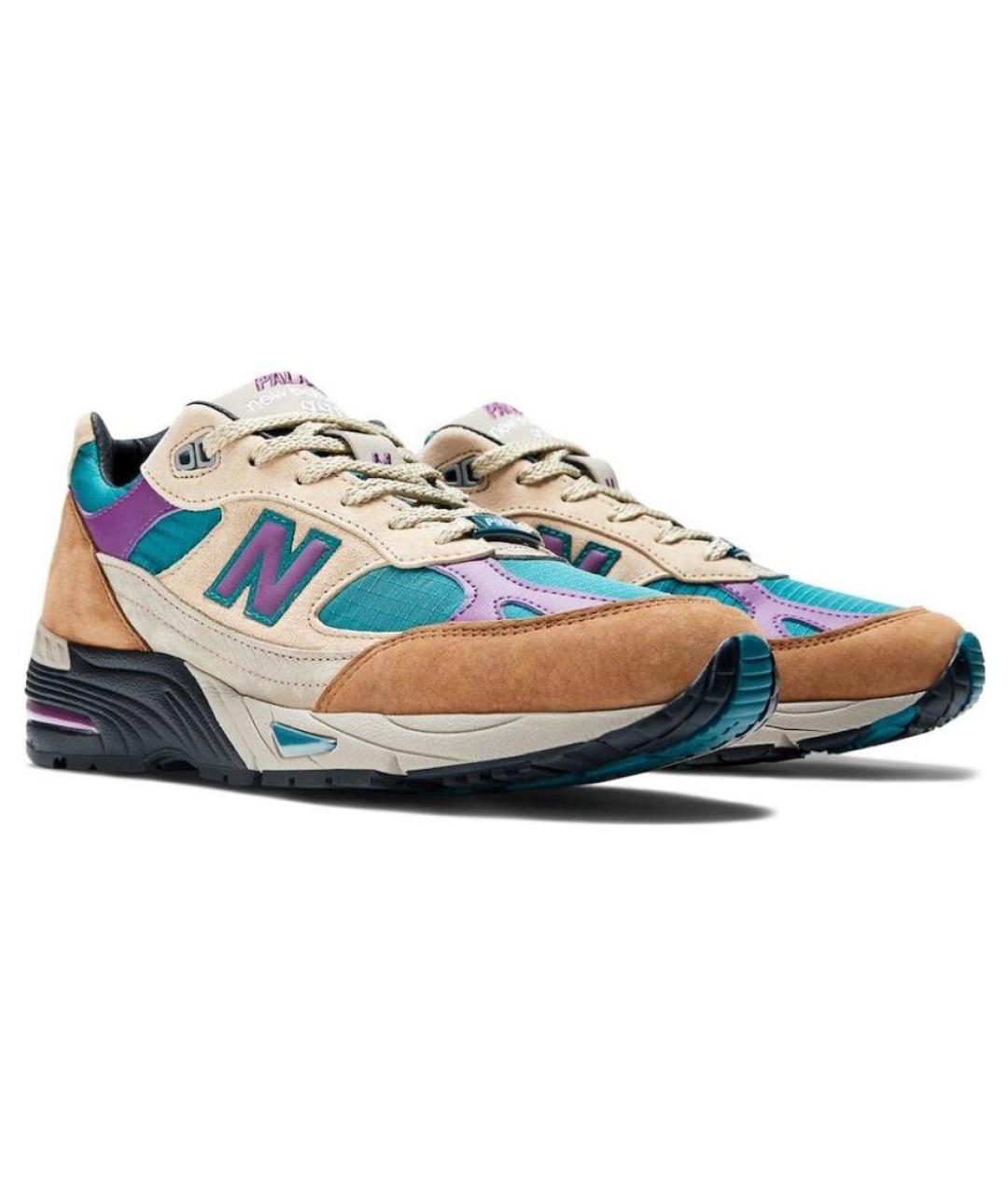 NEW BALANCE Бежевые низкие кроссовки / кеды, фото 3