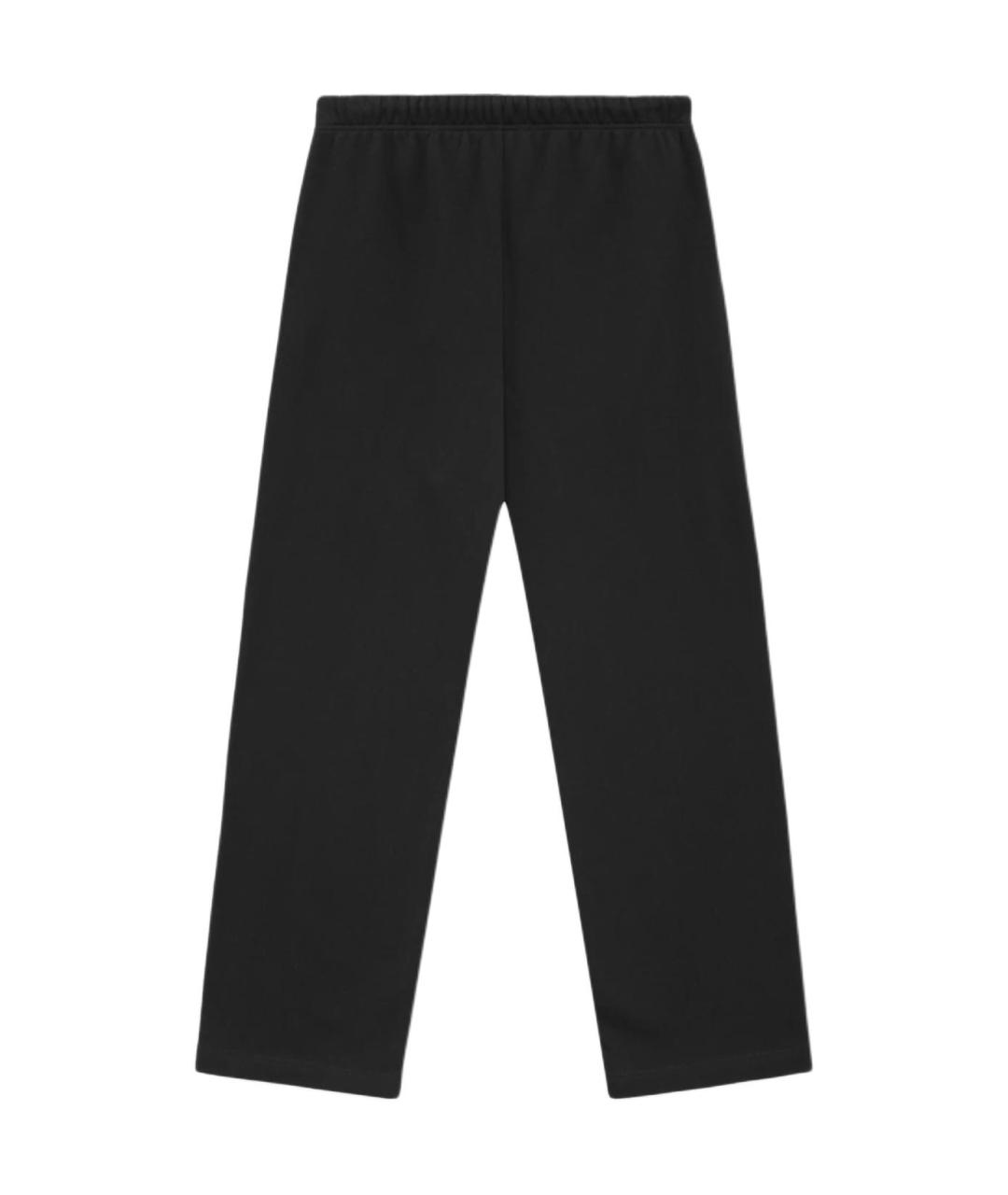 FEAR OF GOD ESSENTIALS Черные хлопковые повседневные брюки, фото 2