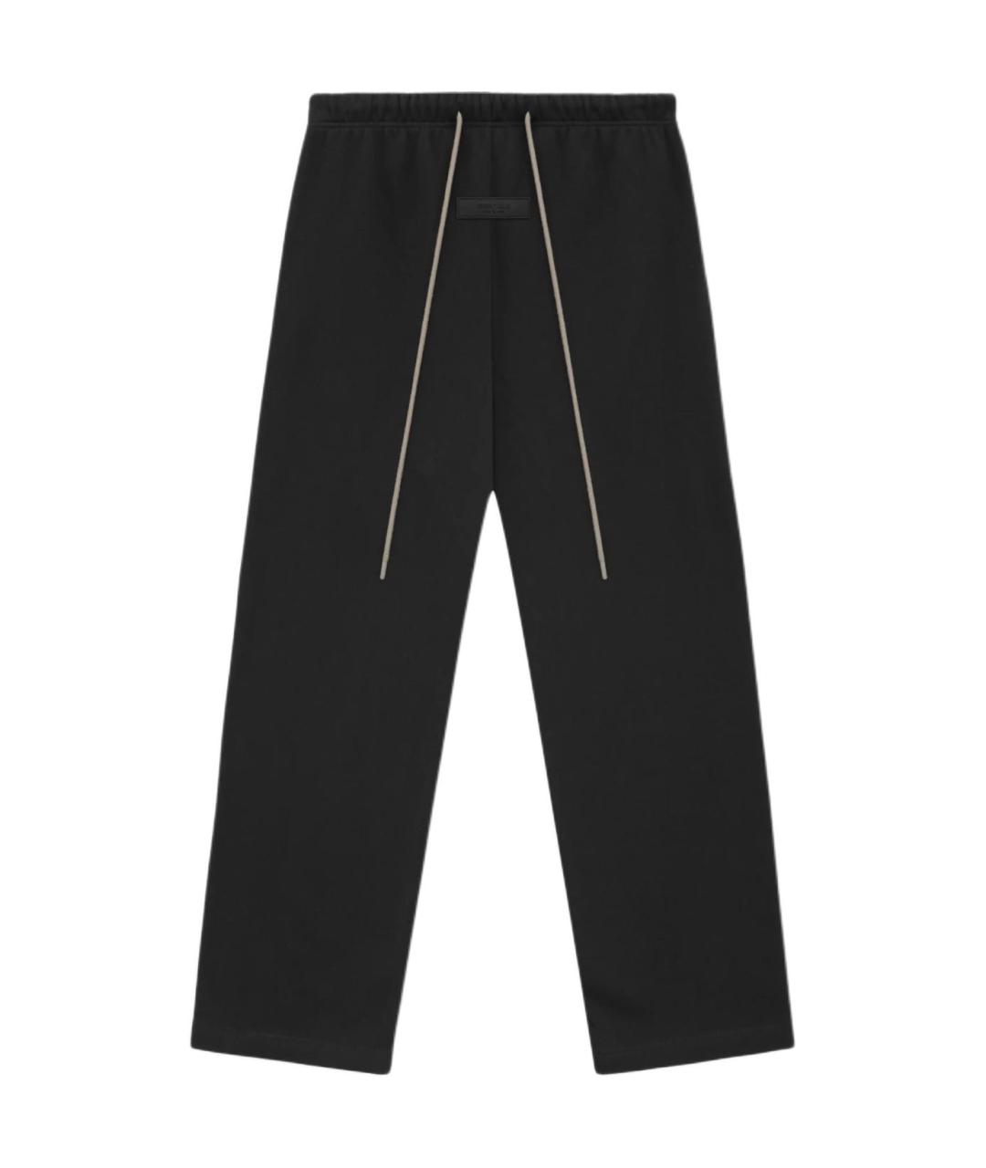 FEAR OF GOD ESSENTIALS Черные хлопковые повседневные брюки, фото 1
