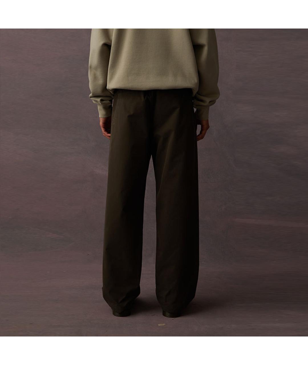 FEAR OF GOD ESSENTIALS Черные хлопковые повседневные брюки, фото 6