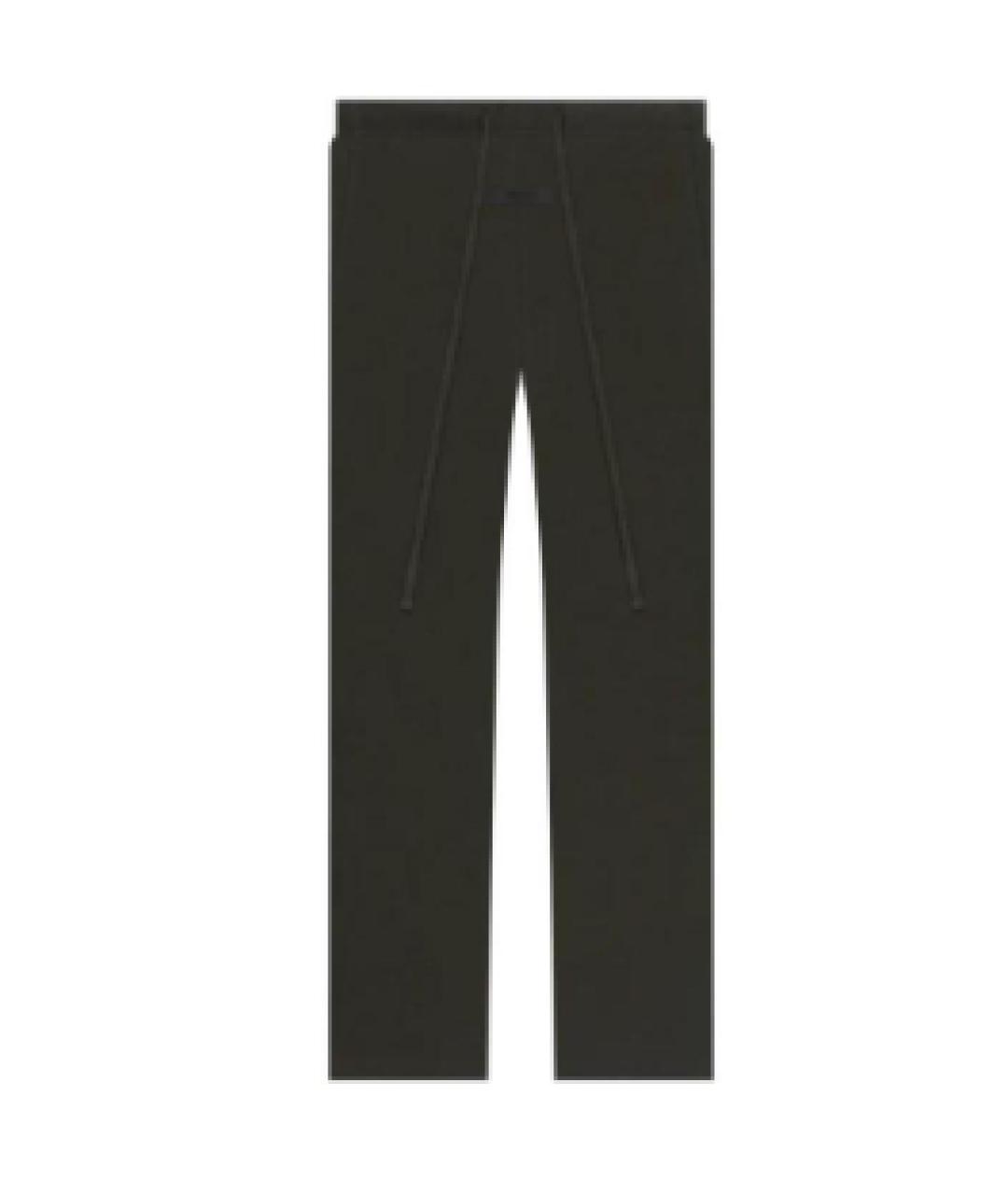 FEAR OF GOD ESSENTIALS Черные хлопковые повседневные брюки, фото 1