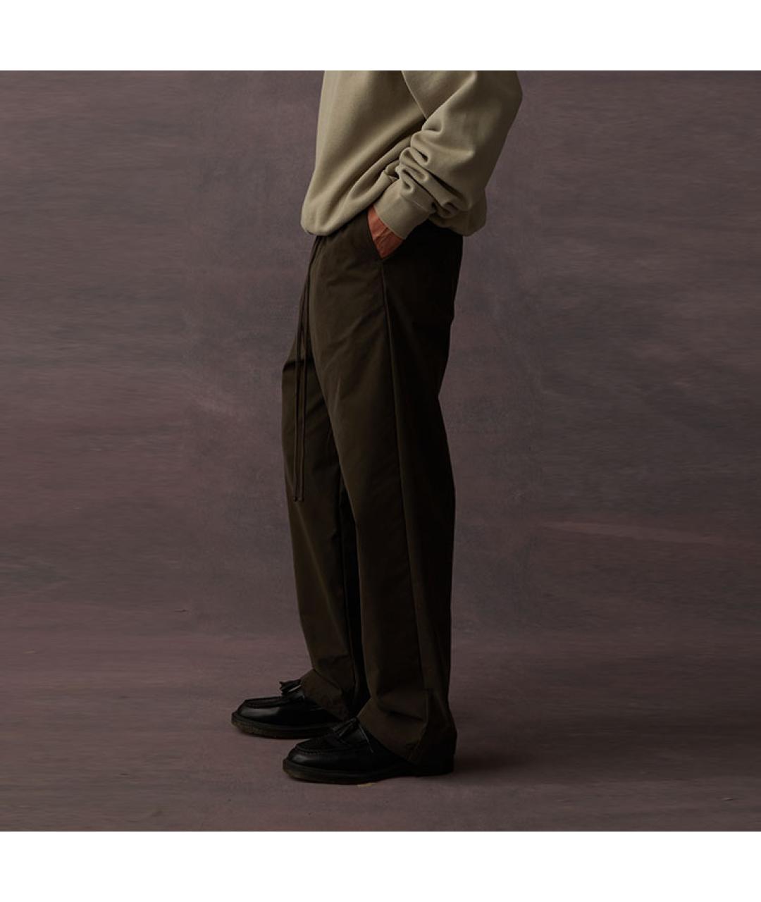 FEAR OF GOD ESSENTIALS Черные хлопковые повседневные брюки, фото 5