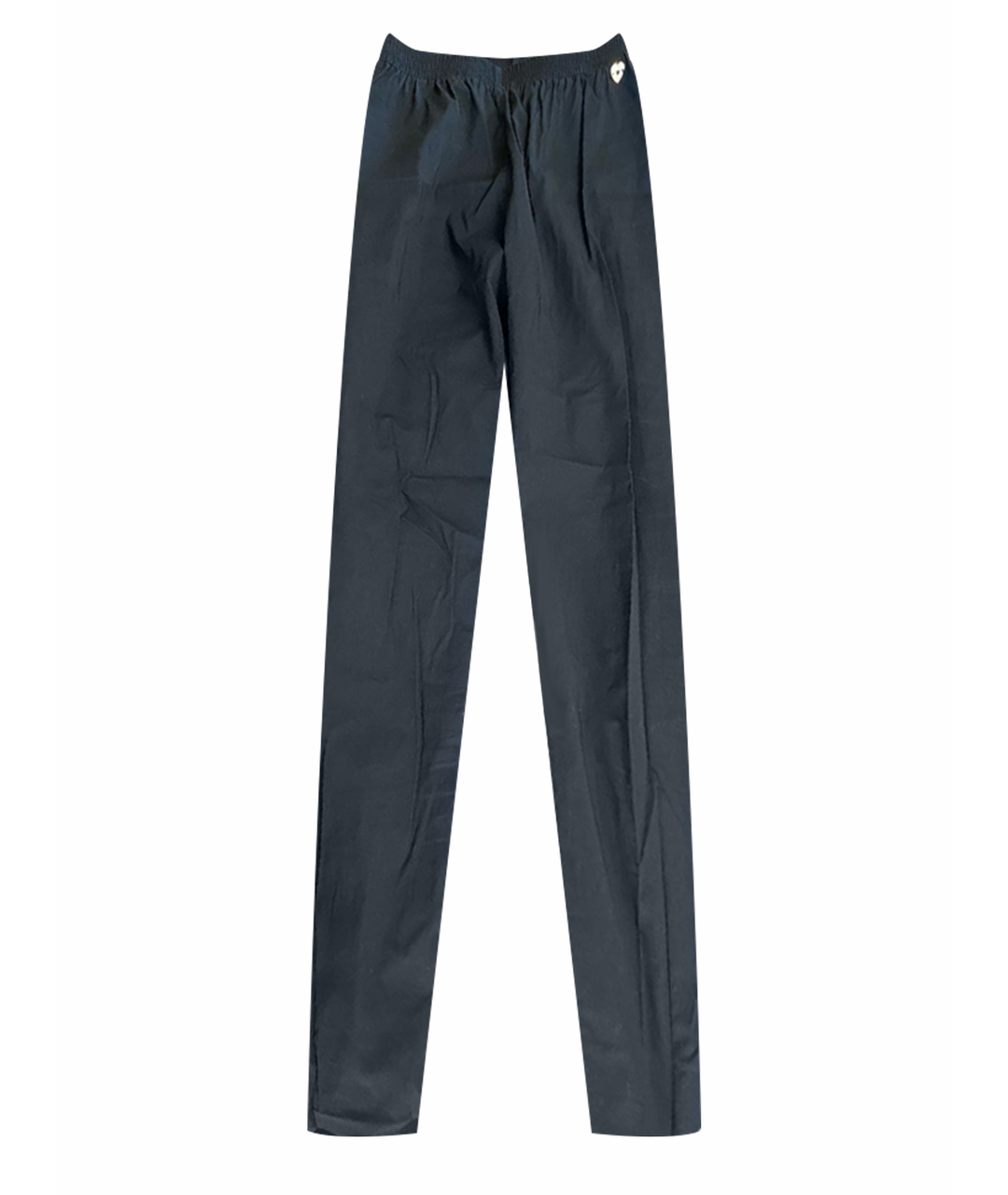 TWIN-SET Черные хлопковые брюки узкие, фото 1