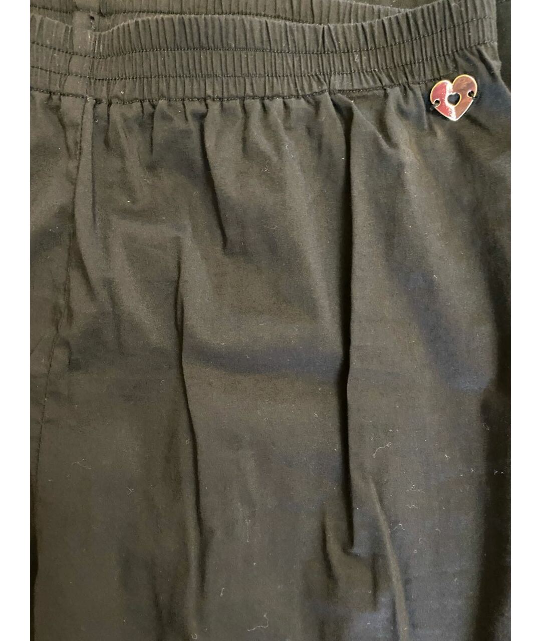 TWIN-SET Черные хлопковые брюки узкие, фото 3